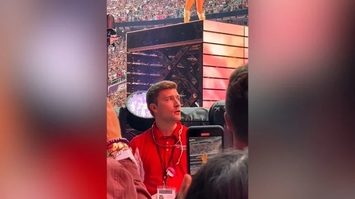 Viral singing Taylor Swift concert security guard 'fired' after posing for photos