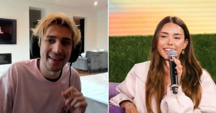 xQc plays self-composed song for Madison Beer during livestream, fans say 'she's not coming back'