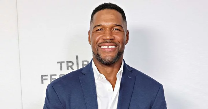 Fans ask Michael Strahan to 'suit up' and rejoin New York Giants as 'GMA' host shares throwback clip from NFL days