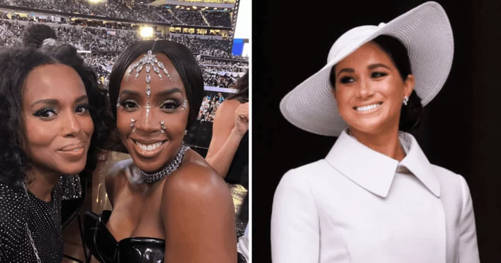 Internet claims to have 'proof' Kerry Washington cropped Meghan Markle out of pic with Kelly Rowland
