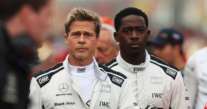 Fans fawn over Brad Pitt as star films Formula 1 movie 'Apex' at British Grand Prix: 'Nothing short of greatness'