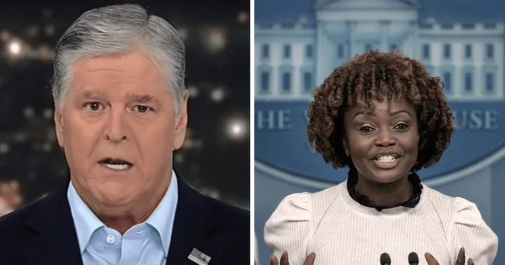 Karine Jean-Pierre dubbed 'clown' after Sean Hannity tweets about her clash with Fox News reporter