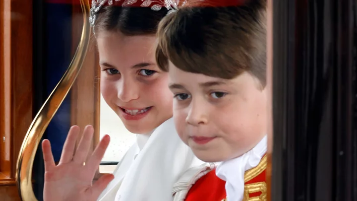 Princess Charlotte and Prince George make adorable appearance at King Charles III's coronation concert