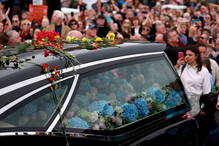 Sinéad O'Connor's funeral, in pictures