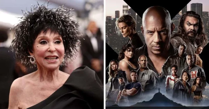 Rita Moreno recalls grandson Justin's role in casting her as Vin Diesel's onscreen grandma in 'Fast and Furious X'