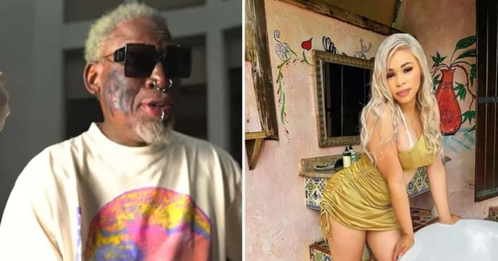 Dennis Rodman’s girlfriend 'Yella Yella' says he is 'crazy' for getting her face inked on his cheek: 'I told him not to do it'