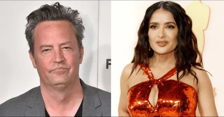 Salma Hayek says she's processing 'Fools Rush In' co-star Matthew Perry's death with 'profound sadness'