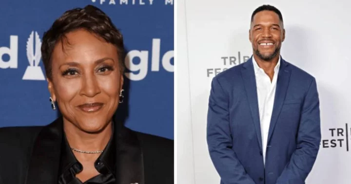 Michael Strahan shoots back at Robin Roberts' playful jibe on 'GMA' on his birthday ahead of celebration with friends