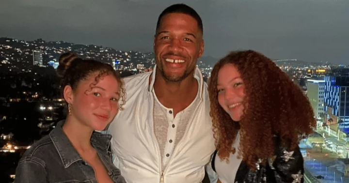 Fans praise 'GMA' Michael Strahan's daughters Isabella and Sophia for promoting their father's skincare brand in cute clip