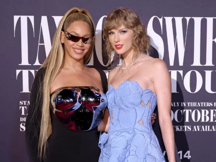 Beyoncé showing up for Taylor Swift's movie premiere was a 'fairytale'