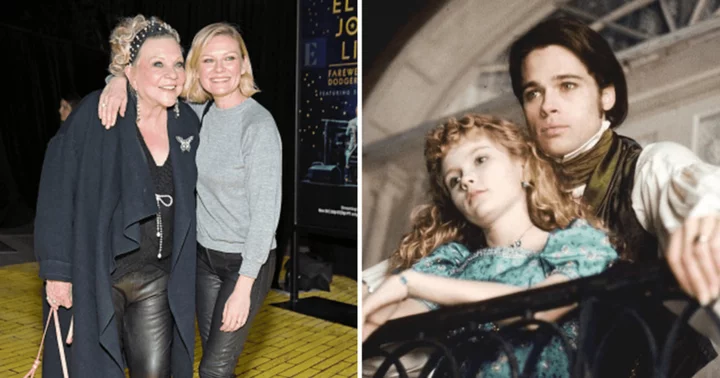 Who is Kirsten Dunst's mother? Outrage at revelation actress kissed Brad Pitt, 31, on screen when she was 11