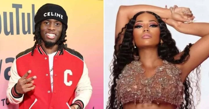 Kai Cenat's funny reaction to 'high' Nicki Minaj's 'sound effect' leaves Internet in stitches