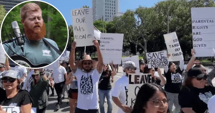 Who are Oliver Anthony's parents? Parents play singer's viral song 'Rich Men North of Richmond' in LA while protesting school policies