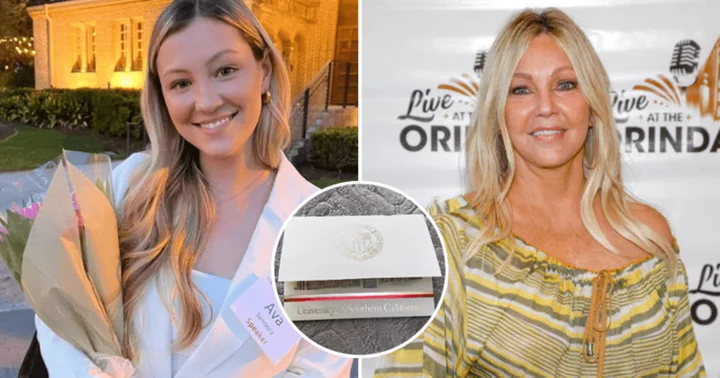 'You deserve a pat on the back': Heather Locklear's daughter Ava Sambora graduates with master's degree in marriage and family therapy