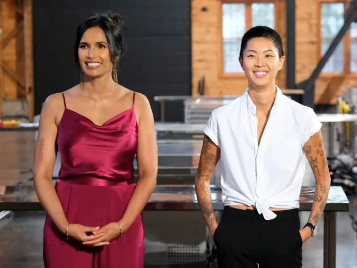 Padma Lakshmi passes torch to 'Top Chef' champ Kristen Kish as new host of the cooking competition
