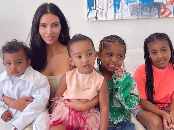 Kim Kardashian says parenting her 4 children is 'the best chaos'