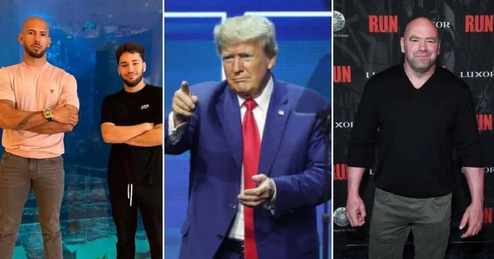 Andrew Tate draws comparison between Donald Trump and Dana White while livestreaming with Adin Ross