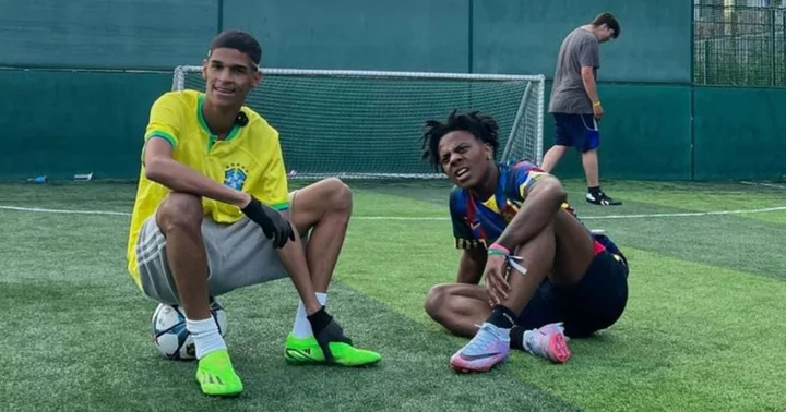 'He's bad at football': Fans react as IShowSpeed loses to TikTok star Luva de Pedreiro in penalty challenge