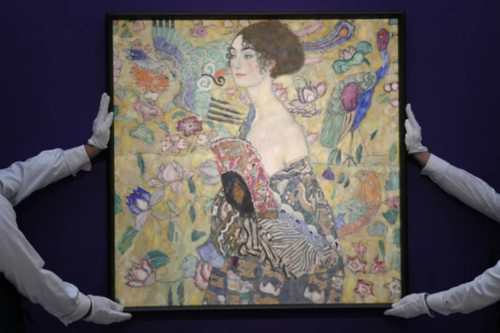 Klimt painting sets European record with $94 million price tag at Sotheby's auction in London