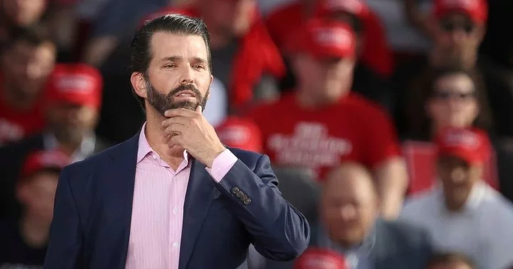 Donald Trump Jr boasts about rolling with his 'squad' and the Internet has a field day