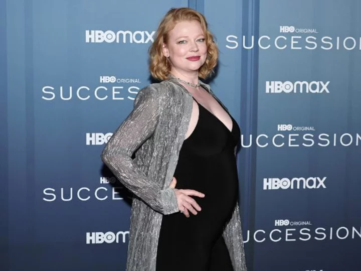 Sarah Snook may have just introduced her new baby in the cutest way