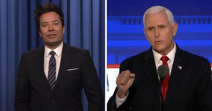 'He was so dull': Jimmy Fallon trolls Mike Pence with pic highlighting poor turnout for Iowa campaign