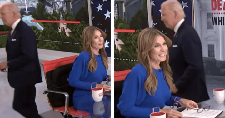 Joe Biden abruptly walks out of 'softball' MSNBC interview as cameras capture bemused Nicolle Wallace