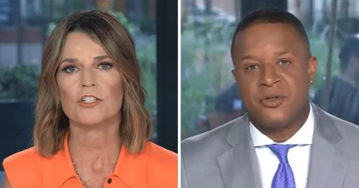 'Today' host Savannah Guthrie leaves show midway for children's 'first day at school' as Craig Melvin fills in for her