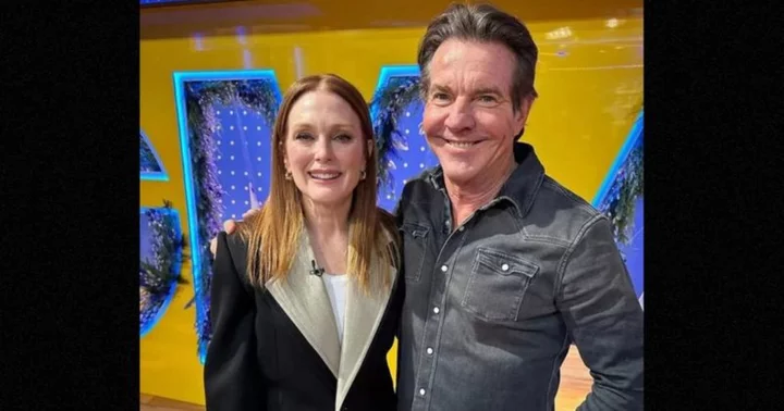 'Wonderful coincidence': Julianne Moore says she's 'absolutely thrilled' to meet Dennis Quaid after 21 years
