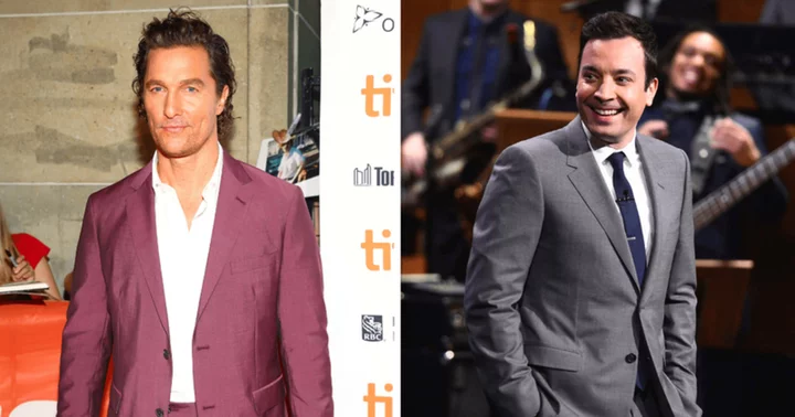 Matthew McConaughey floors fans as he and Jimmy Fallon 'rap' their way through his new book 'Just Because'