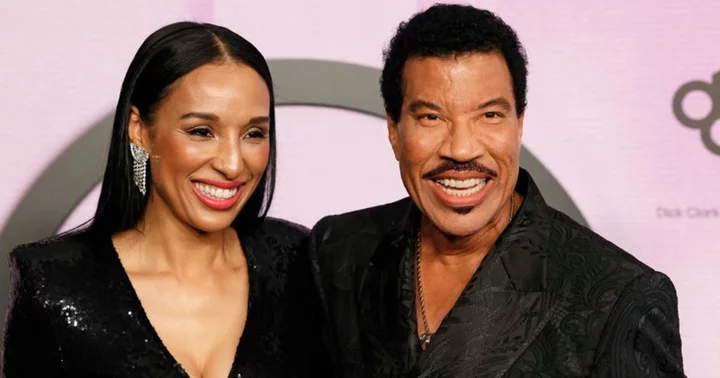 Lionel Richie, 73, and girlfriend Lisa Parigi, 33, look smitten as they leave 'American Idol' season finale party