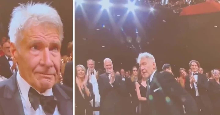 Harrison Ford tears up during 6-minute standing ovation for ‘Indiana Jones 5’, fans say 'well deserved'