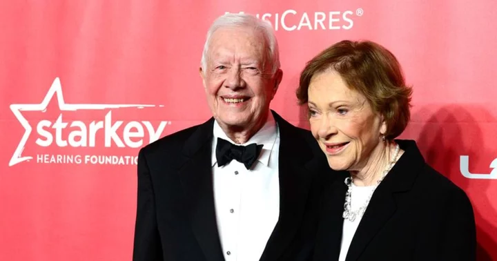 Internet admires Jimmy and Rosalynn Carter's love story as they celebrate 77th wedding anniversary: 'An inspiring couple'