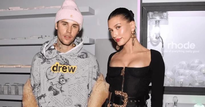 Hailey Bieber's 'masculine' look in backless gown sparks hilarious comparisons to Justin Bieber: 'JB's twin brother'