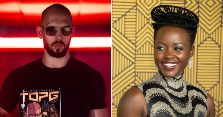 Andrew Tate supports user criticizing Lupita Nyong'o's decision to leave her cheating ex-boyfriend, Internet says Top G is 'wrong'