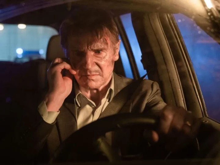 Liam Neeson can't stop -- literally this time -- in the silly but fun 'Retribution'