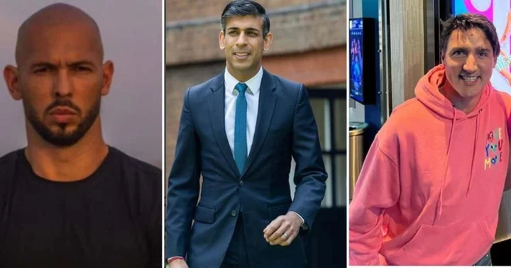 Andrew Tate mocks 'western world leaders' Rishi Sunak and Justin Trudeau for watching 'Barbie', trolls say 'your sexuality is so fragile'