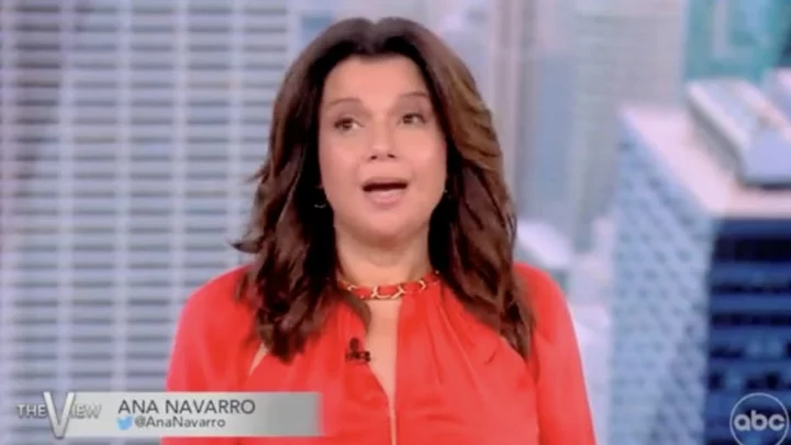 Ana Navarro Compares Reading Trump Indictment to Reading '50 Shades of Grey' on 'The View'