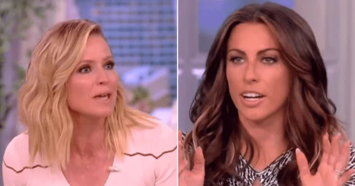 'The View' host Sara Haines swears in front of live audience as Alyssa Farah Griffin giggles after awkward on-air blunder