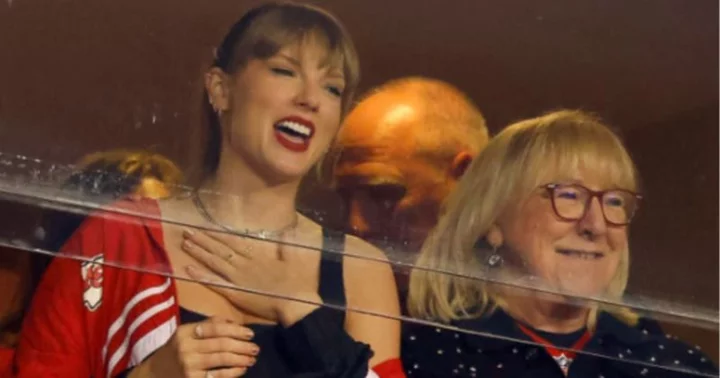 'I am fully sobbing': Swifties over the moon as Donna Kelce seen watching Taylor Swift's 'Eras Tour' film