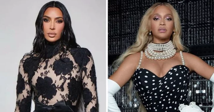 'She is copying Beyonce!' Internet trolls Kim Kardashian as she flaunts her skinny physique