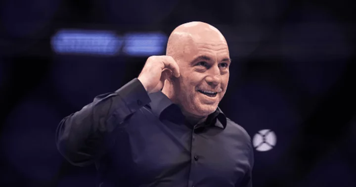 Joe Rogan's hilarious 'Broadcast vs BTS' clip leaves UFC fans in splits, trolls say 'he doesn't want to lose any height'