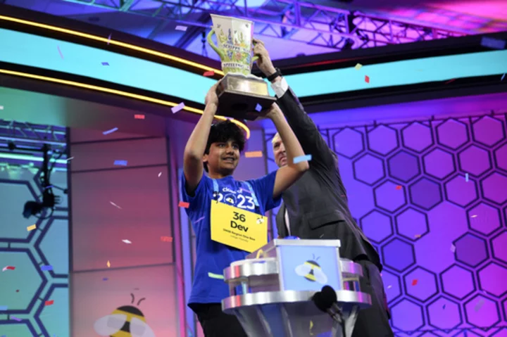 National Spelling Bee champ Dev Shah goes from 'despondent' to soaking up the moment
