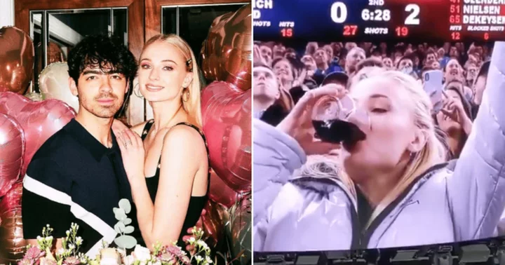 Queen of the Port: Old video of Sophie Turner chugging glass of wine at NHL game goes viral amid excessive 'partying' rumors