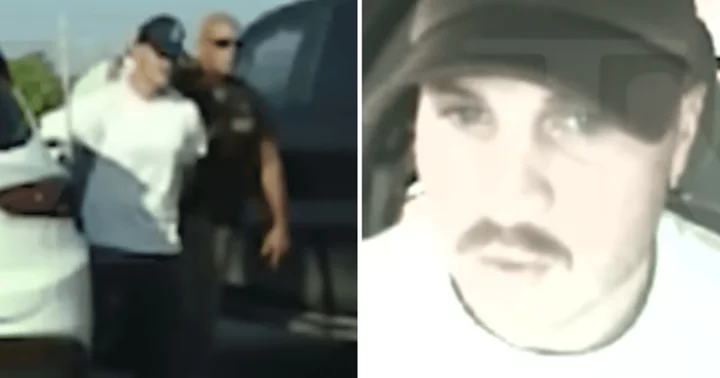 Zach Bryan arrest video: Dashcam footage shows country star engaged in heated confrontation with cops