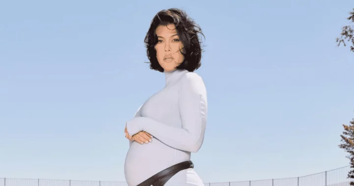 Internet gushes over Kourtney Kardashian's long hair as she flaunts baby bump: 'This is a new vibe'