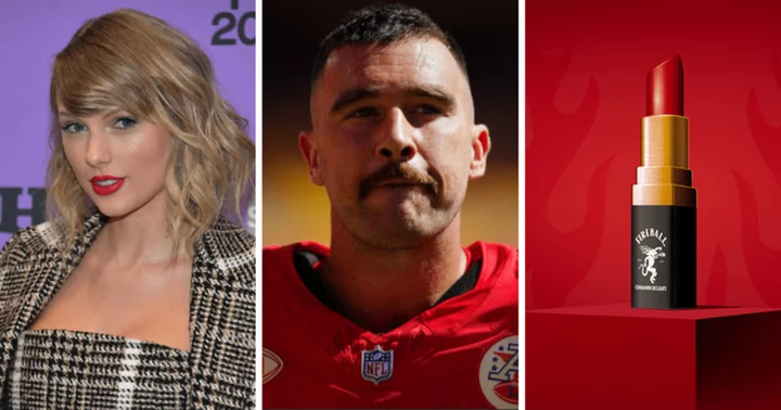 'Getting cheesy': Fireball Cinnamon Whisky launches Taylor Swift and Travis Kelce inspired lipstick