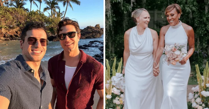 'Team Brides!' Gio Benitez’s husband Tommy Didario shares unseen snaps from Robin Roberts' wedding