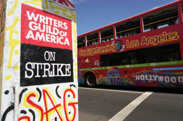 Hollywood strike matches the 100-day mark of the last writers' strike in 2007-2008