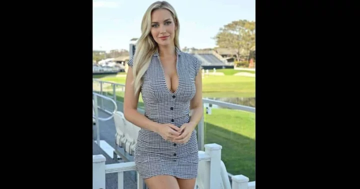 Paige Spiranac looks classy in white body hugging dress as she hangs out with Hooters girls, fans say 'perfect pair'